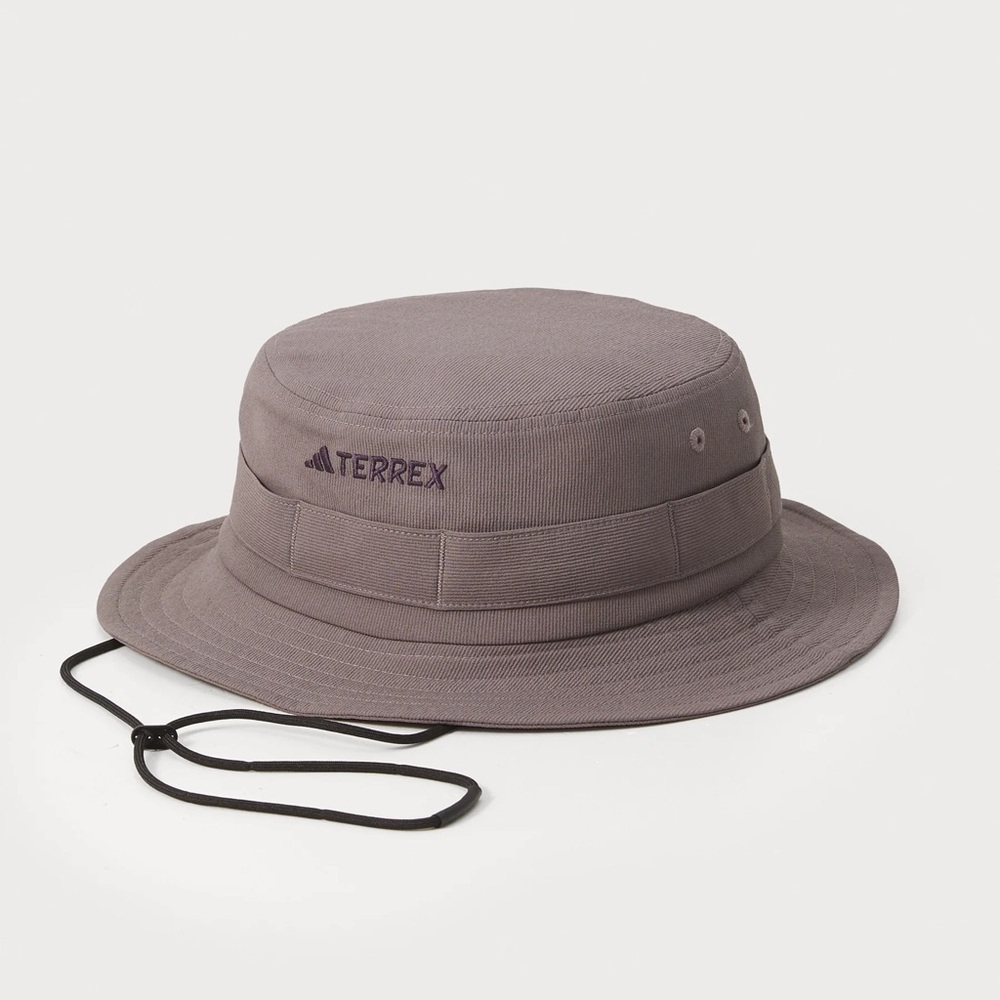 Adidas Terrex Bucket Hat in Charcoal / Aurora Black